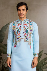 Sky Blue Kurta for Celebrations